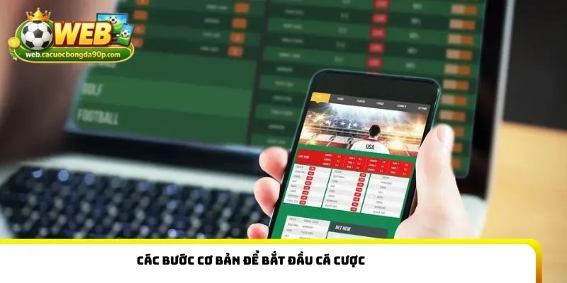 Các bước cơ bản để bắt đầu cá cược