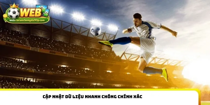 Cập nhật dữ liệu nhanh chóng chính xác 