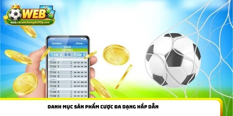 Danh mục sản phẩm cược đa dạng hấp dẫn