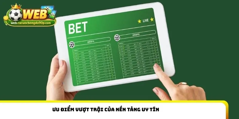 Ưu điểm vượt trội của nền tảng uy tín